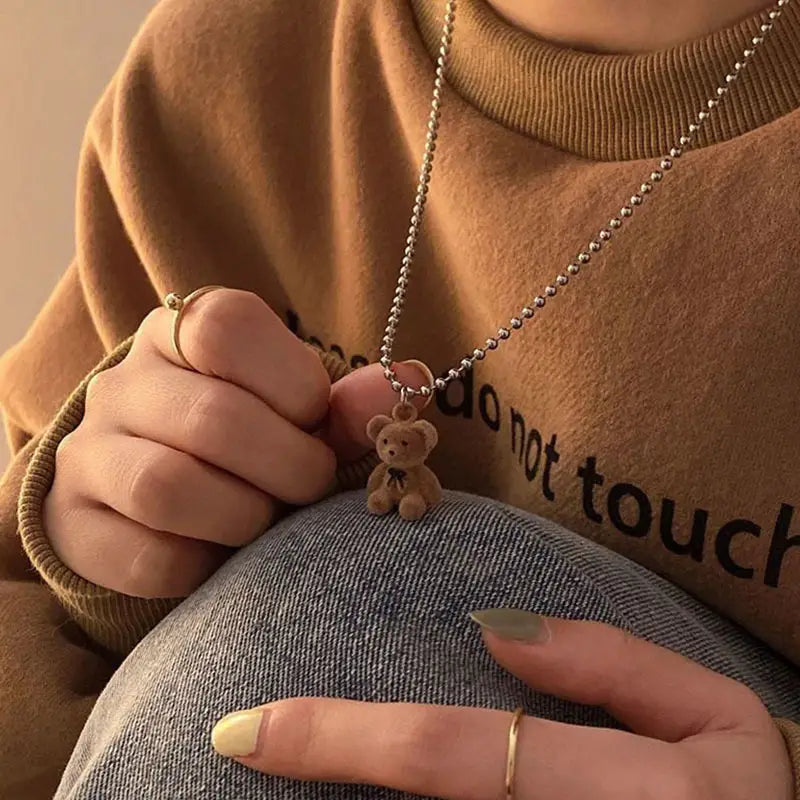 Cool Bear Necklace Trendy