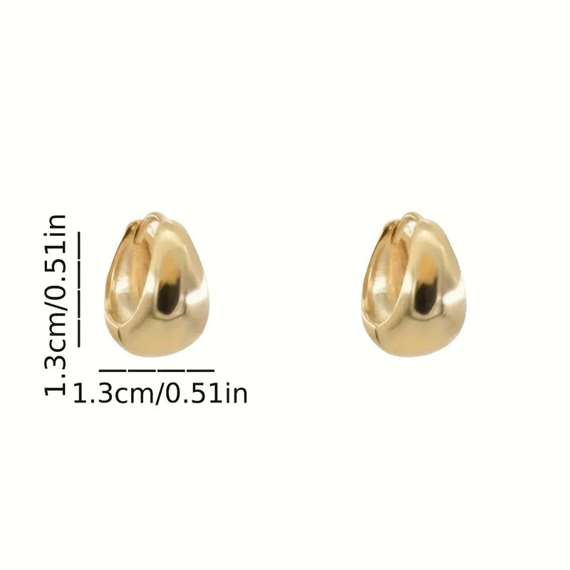 Stylish Round Hoop Statement Earrings For Women And Girls