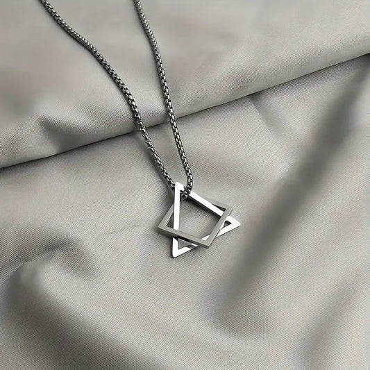 Stainless Steel Geometric Pendant