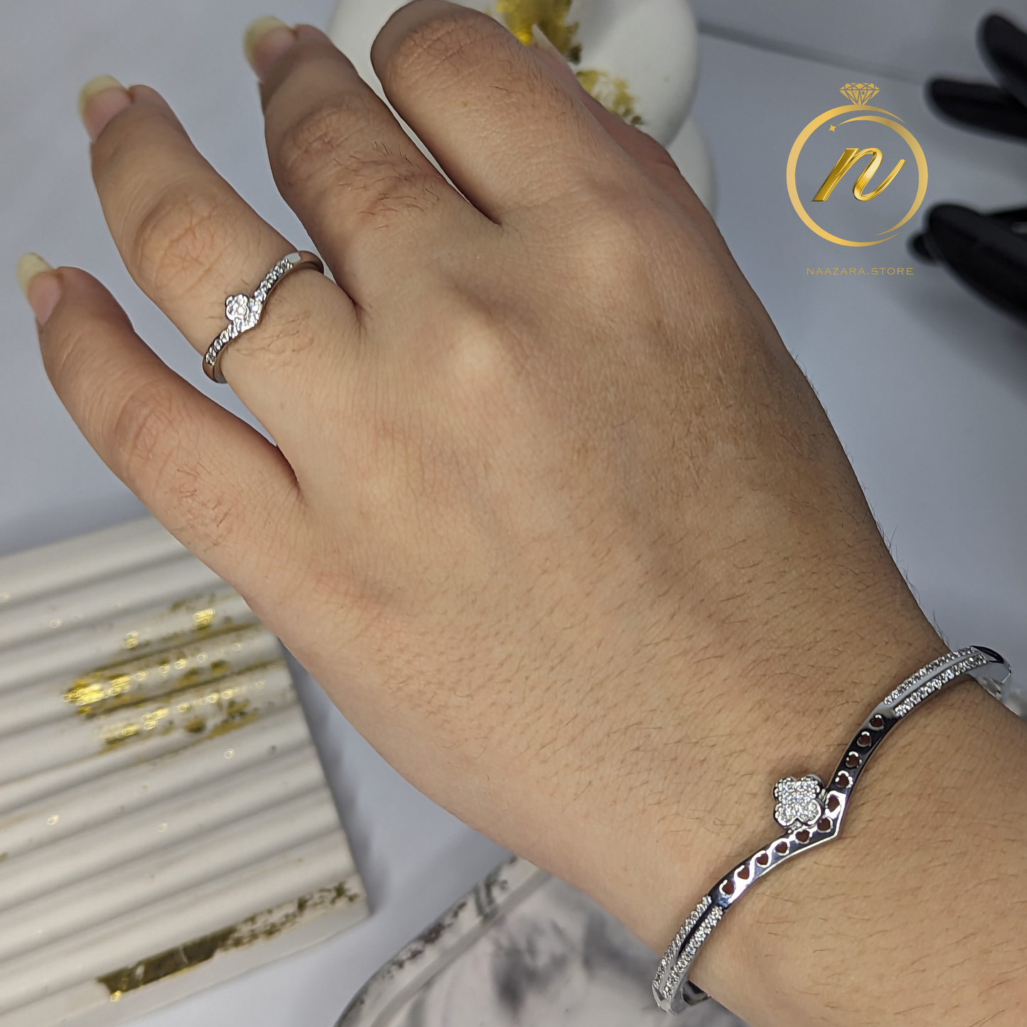 Stylish Stainless Steel Bracelets And Ring