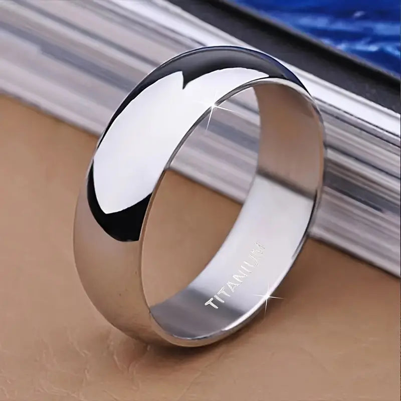 PANASH Fashion Titanium Steel Ring for Men and Women