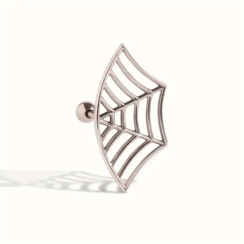 Punk Hip Pop Fashion Spider Silvery Earrings For Women